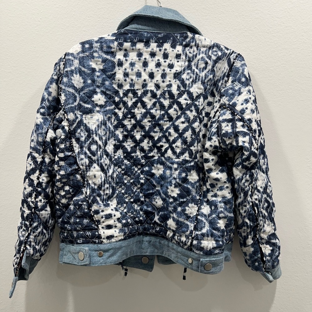 Anthropology Reversible Patch Work Jacket - image 4